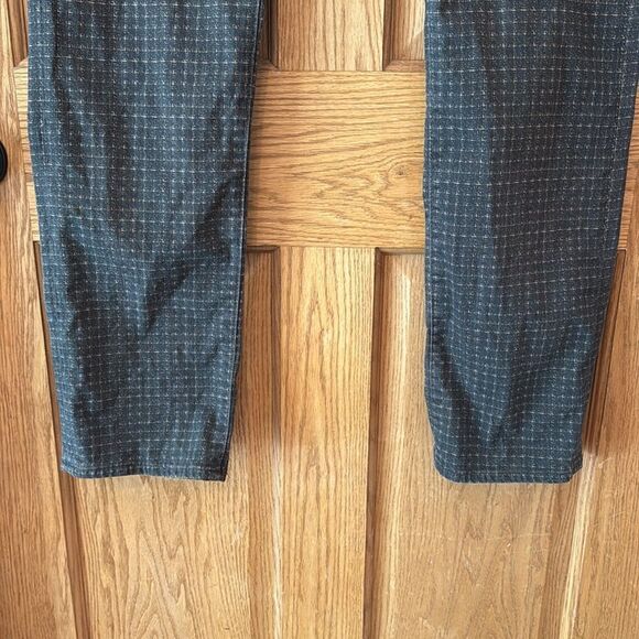 AG ADRIANO GOLDSCHMIED Everett Slim Straight Leg Check Print Pants - Picture 8 of 14